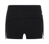 Jean Paul Gaultier - Garter Mini-Shorts - Femme - Shorts - Noir - Taille: 38 FR