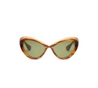 Jean Paul Gaultier - Lunettes de soleil style chat - unisex - Accessoires - Brun - Taille: ONE Size