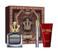 Jean Paul Gaultier Scandal Coffret 3 pi ces pour homme (eau de toilette en vaporisateur 3,4 oz + gel douche 2,5 oz + eau de toilette 0,34 oz)