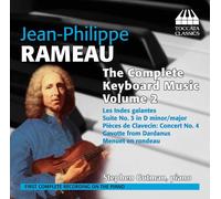 Jean-Philippe Rameau Musique Pour Clavier (Intégrale - Volume 2)