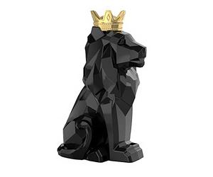 Jean-Pierre Sand - Xerxus Black - Parfum pour homme dans un flacon de collection, idéal comme cadeau - Parfum pour homme dans un flacon lion (noir)