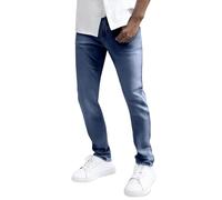 Jean pour homme - Pantalon de jogging classique avec coupe confortable - Durable - Confortable - Doux - Tendance - Pantalon décontracté en denim pour la maison, les vacances et la rue, O bleu., 40