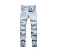 Jean pour Hommes Pantalon Grandes Tailles Classique Et Élégant Straight Fit Denim Pantalon Cargo Ample pour Homme Couleur Unie Y2K Jeans Baggy Style Hip-Hop Pants Streetwear
