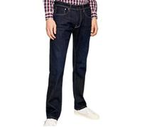 Jean Regular Bleu Brut Homme - PEPE JEANS - Cash - 5 poches - Passants pour ceinture - Braguette zippée 28/32