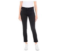 Jean REPLAY WA429A Faaby Power Stretch, Noir 098W - Femme - Slim - Taille standard 29/32