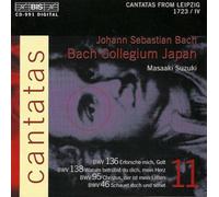 Jean-Sébastien Bach - Bach : cantates sacrées vol. 11 BWV 136, 138, 95, 46