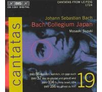 Jean-Sébastien Bach - Bach : cantates sacrées vol.19 BWV 86, 37, 104, 166