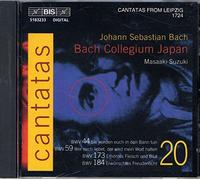 Jean-Sébastien Bach - Bach : Cantates sacrées Vol. 20 BWV 184, 173, 59, 44