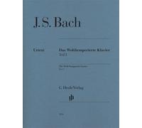 Jean sebastien bach : le clavier bien tempere vol. 1 - sans doigtes - bwv 846-869