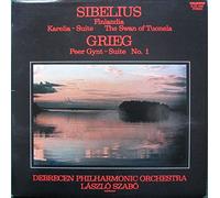 Jean Sibelius , Edvard Grieg - László Szabó , Debrecen Philharmonic Orchestra - Jean Sibelius , Edvard Grieg - László Szabó , Debrecen Philharmonic Orchestra - Finlandia, Karelia Suite, Peer Gynt - Suite No.1 - Hungaroton - SLPX 12037