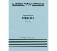 Jean Sibelius: Religioso Op.78 No.3. Partitions pour Violon/Accompagnement Piano