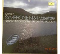 Jean Sibelius . Symphonie nr. 4 a-moll. Valse triste op. 44. Karajan. Vinyl LP.