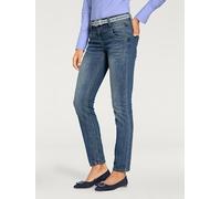 Jean skinny coupe skinny tendance - Linea Tesini - délavé DÉLAVÉ 19