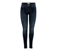 Jean skinny femme - Only - Kendell life - Bleu foncé - Taille normale - 5 poches 27/32