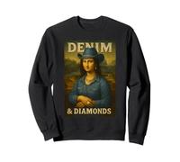 Jean Skinny Mona Lisa Cowgirls Western Denim et Diamants Sweatshirt