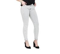 Jean skinny TEDDY SMITH AVA Gris - Femme - Taille basse - Longueur cheville 25