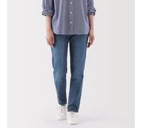 Jean slim en denim stretch pour femme Bleu marine foncé 24inch