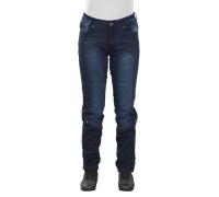 Macna Jenny, femmes jeans Court 34 Bleu Foncé Bleu Foncé
