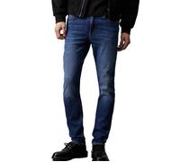 Calvin Klein Jeans Homme Slim Taper Taille Mi-Haute, Bleu (Denim Dark), 33W/32L