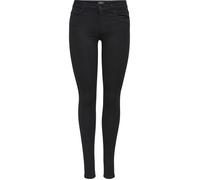 ONLY Jean Royal Femme Noir – Coupe slim, Confort stretch, 5 poches – M