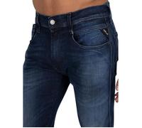 Jean slim - Replay - Anbass Hyperflex Clouds - Bleu foncé - Ultimate Eco - 5 poches 34/30