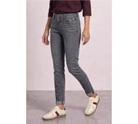 Street One 3818281 Jean Taille mi-Longue Slim pour Femme avec détails décoratifs