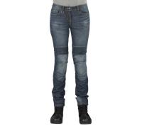 §Jean Spidi J&Racing Femme Bleu foncé usé§