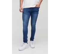 Jean super skinny délavé homme - bleu - 34R, bleu
