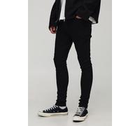 Jean super skinny délavé homme - noir - 32R, noir