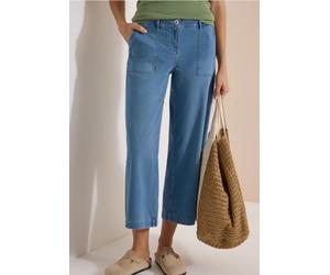 Jean taille haute à jambes larges et coupe ample