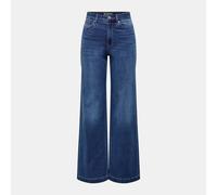 ONLY Onlmadison-Royal Hw Wide DNM BF Gua, Bleu foncé Denim, M / 32L Femmes