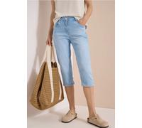 Cecil Jean Slim Leg Capri Bleu Clair Random Bleached 30