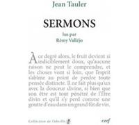 Jean tauler : sermons Rémy Valléjo (Auteur)