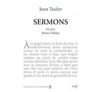 Jean tauler : sermons - Rémy Valléjo - Cerf - broché - Essai