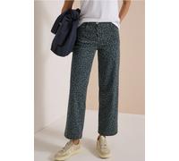 Jean Wide Leg taille haute à motif léopard