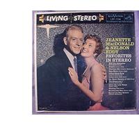 Jeanette MacDonald & Nelson Eddy - JEANETTE MACDONALD NELSON EDDY FAVORITES IN HI FI vinyl record