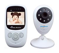 Jeanjean Babyphone Vidéo Multifonctions 2.4 Pouces Écran Couleur Vidéo Sans Fil 2.4ghz Mp3 Baby Monitor Ecoute Bébé Vidéo