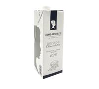 JEANNE ANTOINETTE - Chocolat Chaud - Prêt-à-Boire - 62% de Cacao - Lait Demi-Écrémé Français - Pointe de Chocolat Amer - Texture Onctueuse & Nappante - Idéal Hôtellerie & Restauration - 1 L