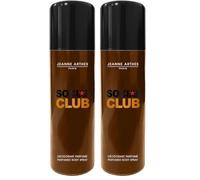 JEANNE ARTHES - Déodorant Homme Social Club - Spray Parfumé - Parfum Vanille & Tonka - 200 ml (Lot de 2)