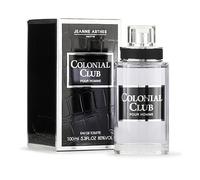 JEANNE ARTHES - Eau de Parfum Homme - Colonial Club - Floral - Lavande et Cédar - Fabriqué en France à Grasse - Cadeau homme - 100 ml