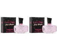 JEANNE ARTHES - Parfum Femme Cassandra Dark Blossom - Eau de parfum - Flacon Vaporisateur 100 ml - Fabriqué en France à Grasse (Lot de 2)