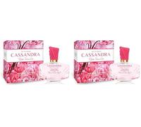 JEANNE ARTHES - Parfum Femme Cassandra Rose Vanille - Eau de parfum - Flacon Vaporisateur 100 ml - Fabriqué en France à Grasse (Lot de 2)