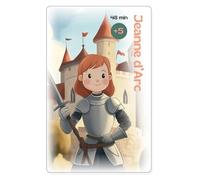 Jeanne d'arc et la Guerre de Cent Ans, Cartes à Histoires Audio éducatives pour Les Jeunes Enfants de 5 à 9 Ans, Jouet pédagogique pour l'Apprentissage - Imprimé en France