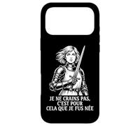 Jeanne d'arc Français I Am Not Afraid I Was Born to Do This Coque pour iPhone 17 Pro Max