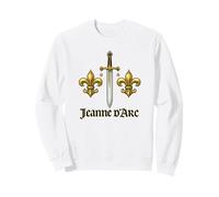 Jeanne d'arc Histoire de l'épée Fleur de Lis Jeanne d'arc Sweatshirt