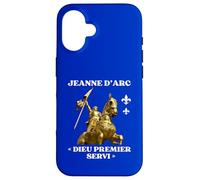 Jeanne d'arc Histoire Orléans Dieu Premier Servi France Coque pour iPhone 16