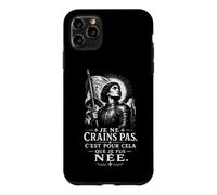 Jeanne d'arc I Am Not Afraid. I Was Born for This. Gravure sur Bois Coque pour iPhone 11 Pro Max
