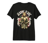 Jeanne d'arc Jeanne d'arc Poster Style Vintage T-Shirt Haut de Gamme