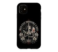 Jeanne d'arc Rien n'est Impossible pour Dieu en français Coque pour iPhone 11
