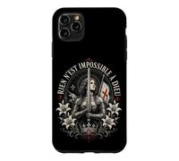 Jeanne d'arc Rien n'est Impossible pour Dieu en français Coque pour iPhone 11 Pro Max